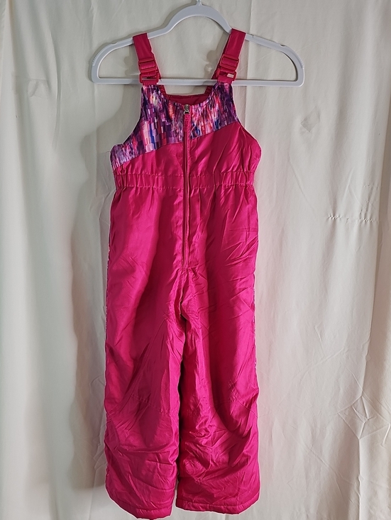 ZeroXposur Other - Zero Xposure Hot Pink Kids Snow Overalls with Patterned Yokeo